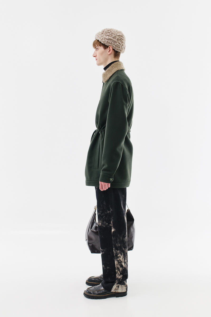 Parka Virgin Wool, Olive