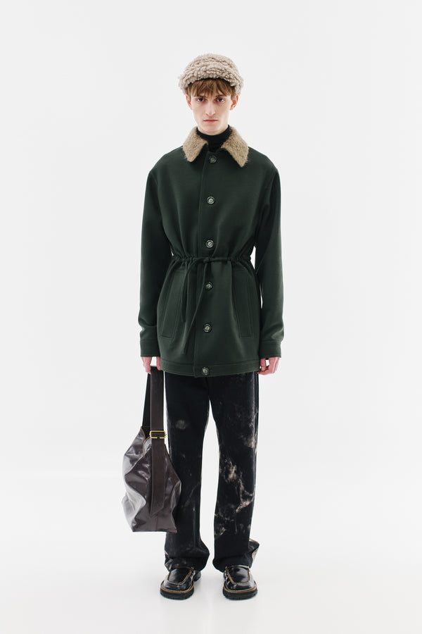 Parka Virgin Wool, Olive