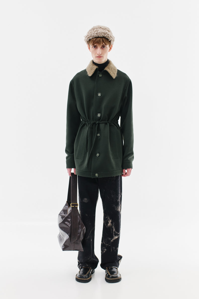 Parka Virgin Wool, Olive