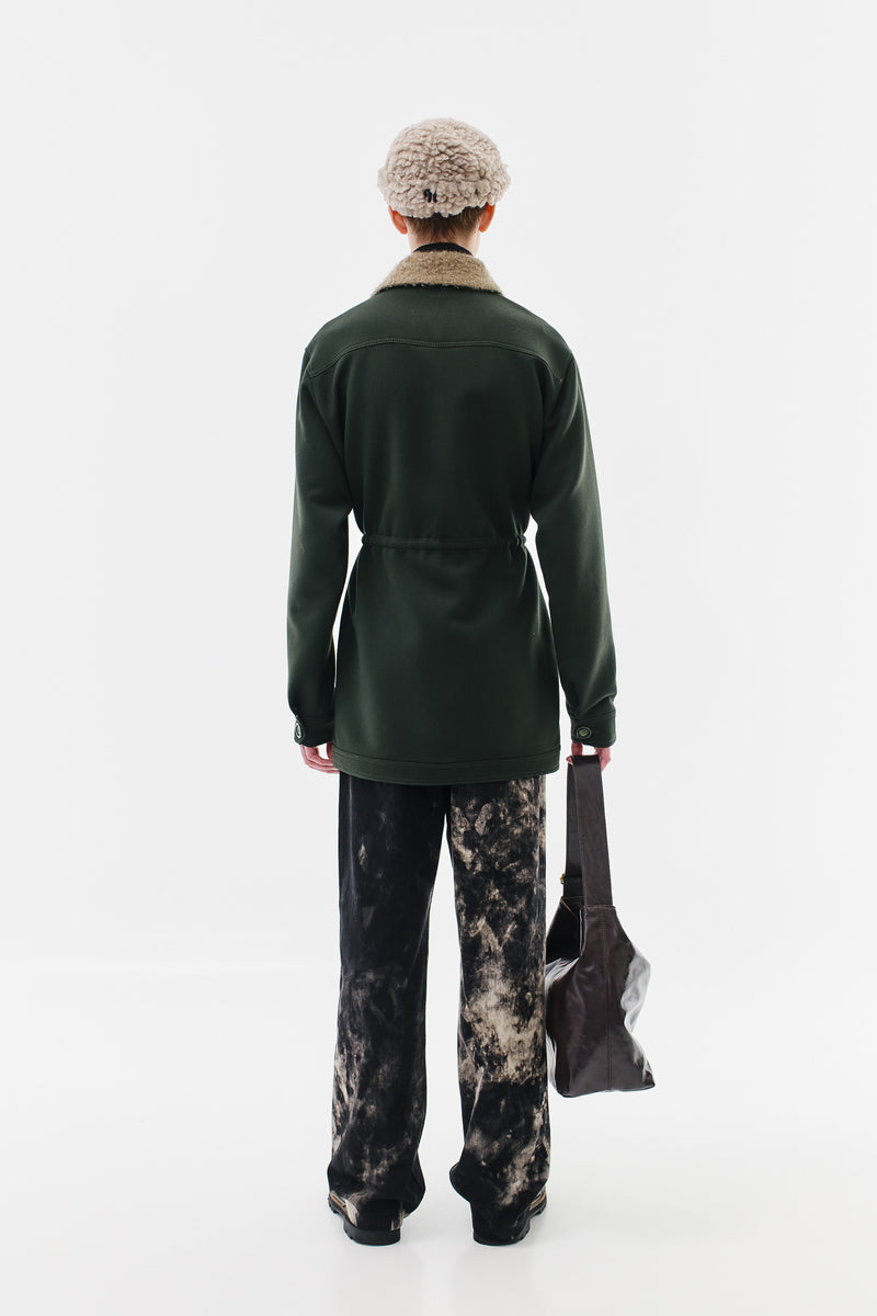 Parka Virgin Wool, Olive