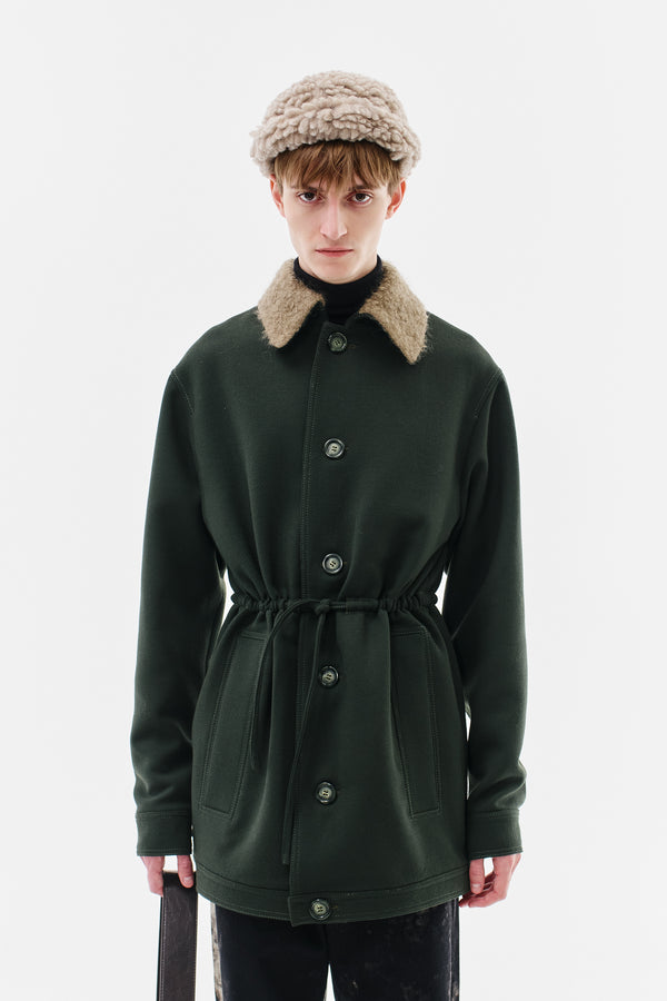 Parka Virgin Wool, Olive