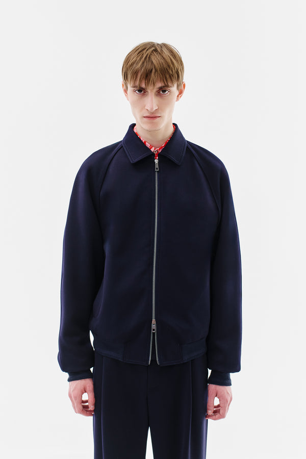 Blouson Virgin Wool, Navy