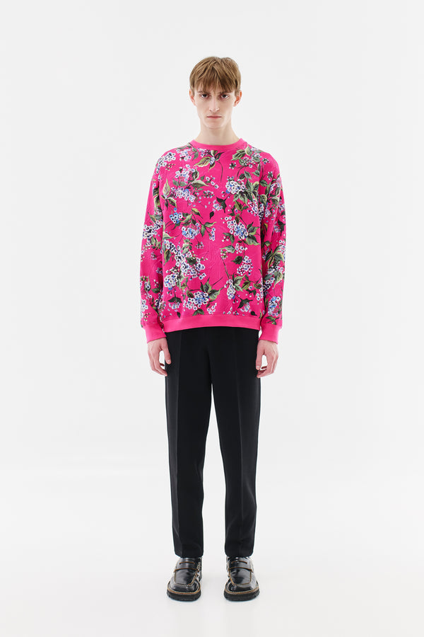 Sweater Floral, Pink