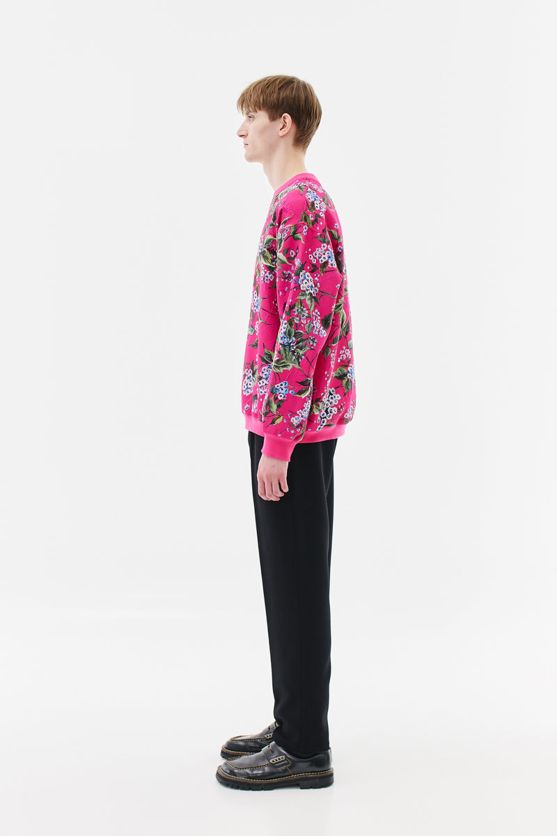 Sweater Floral, Pink