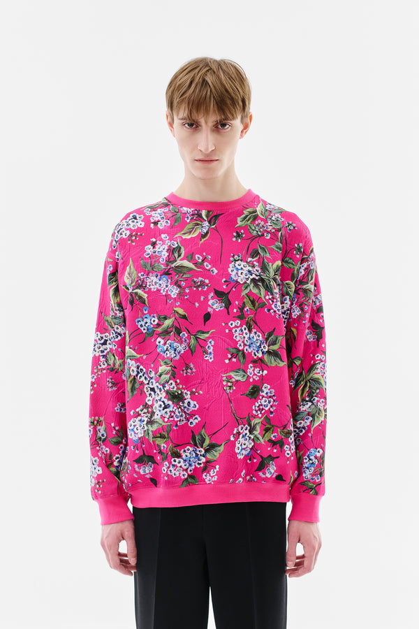 Sweater Floral, Pink