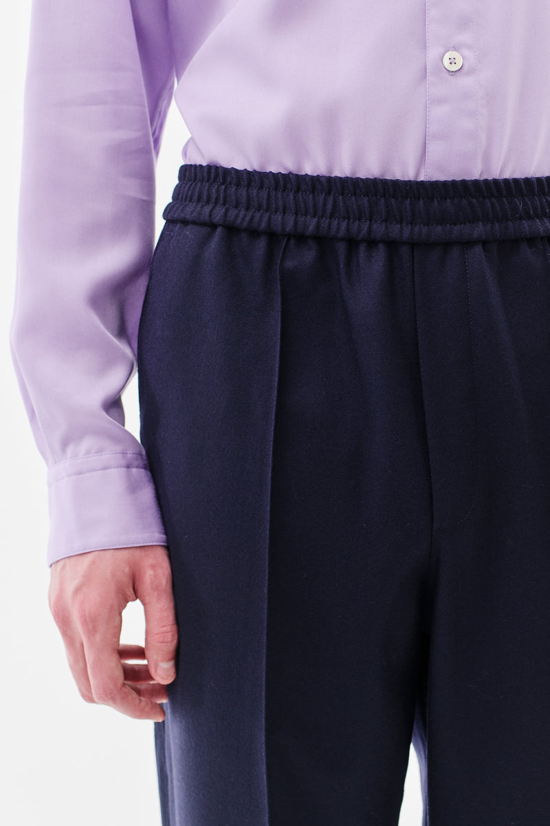Trackpants Virgin Wool, Navy