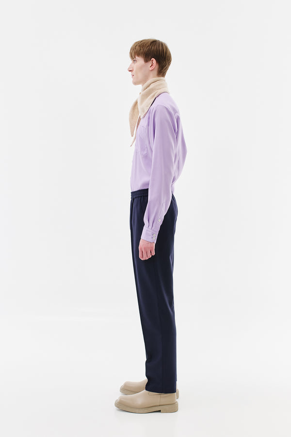 Trackpants Virgin Wool, Navy