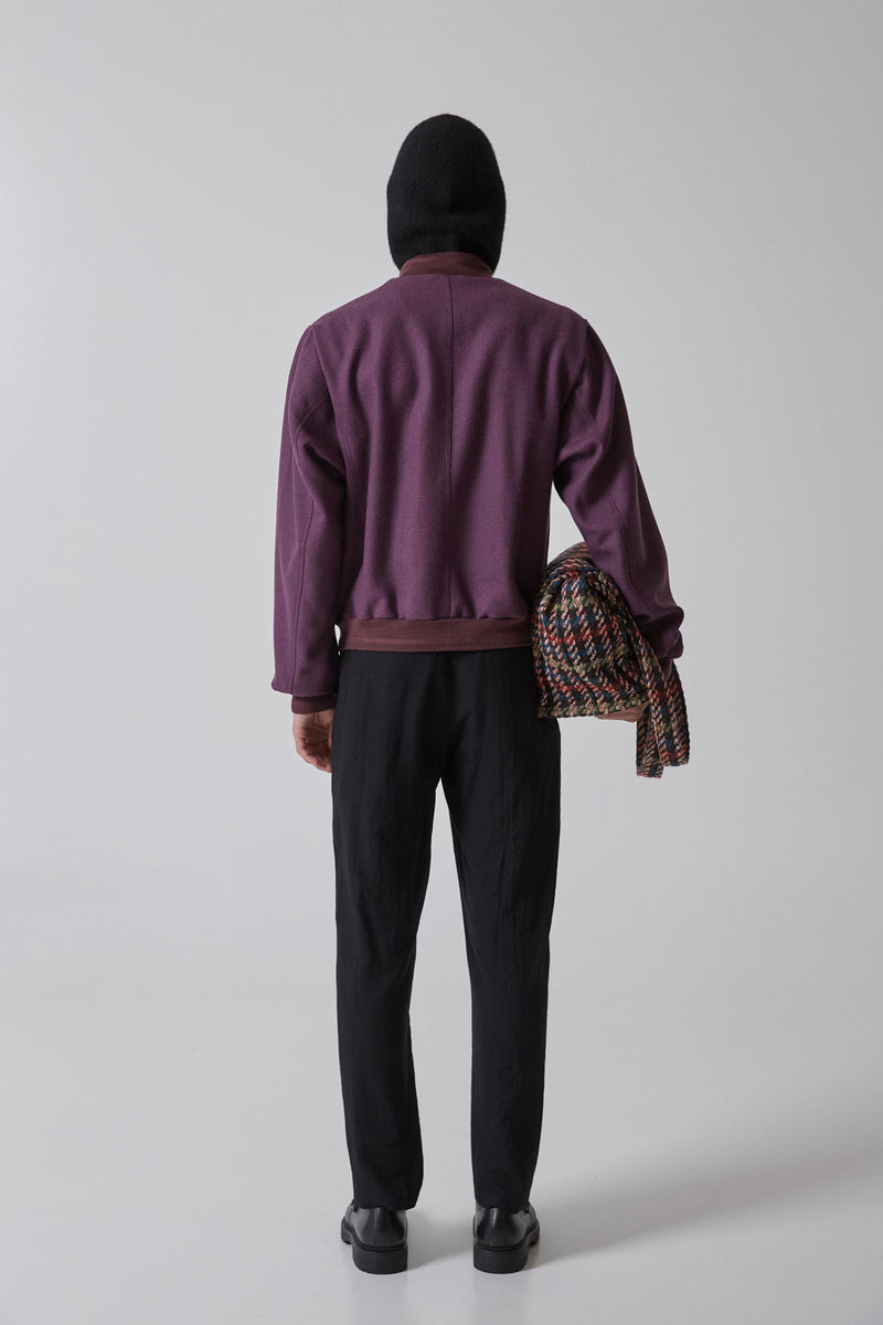 Bomber Virgin Wool, Berry