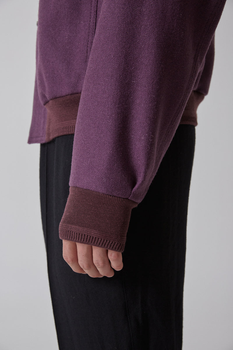 Bomber Virgin Wool, Berry