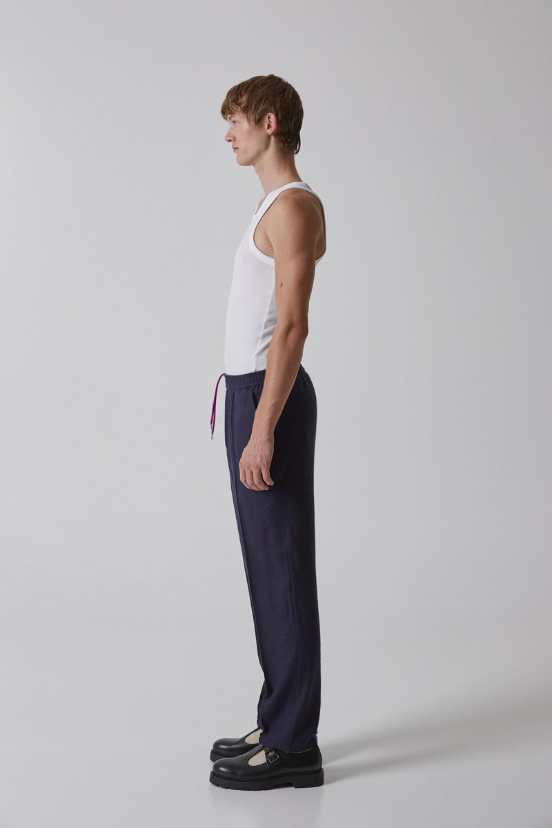 Trackpants Pure Cashmere, Navy