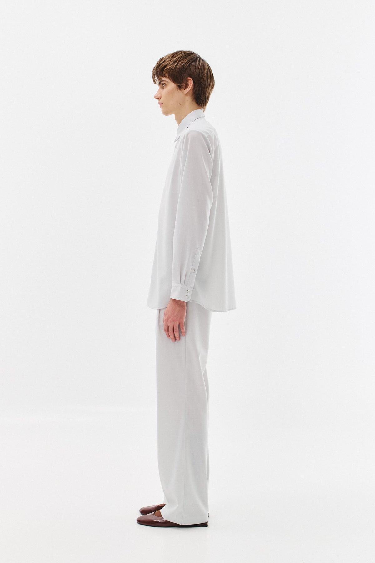 Classic Shirt Wool Bamboo Blend, Light-Mint