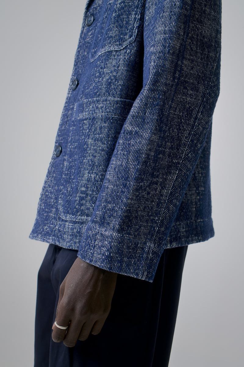 Overjacket Knitted Denim Optic