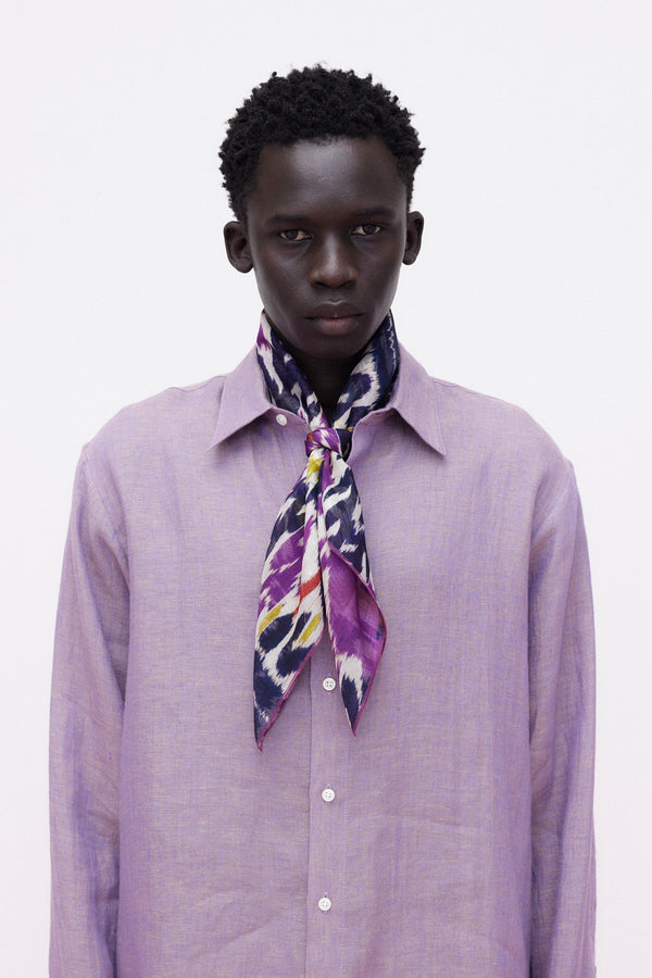 Shirt Classic Pure Linen, Lilac
