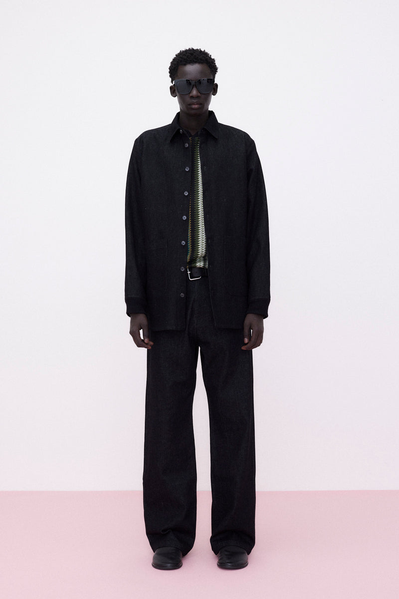 Overshirt Denim, Black