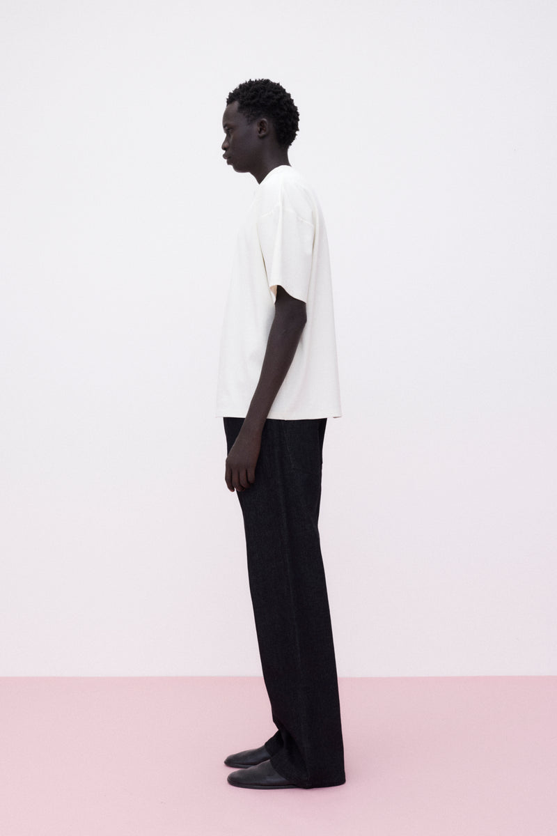 T-Shirt Oversized Cotton, Off-White