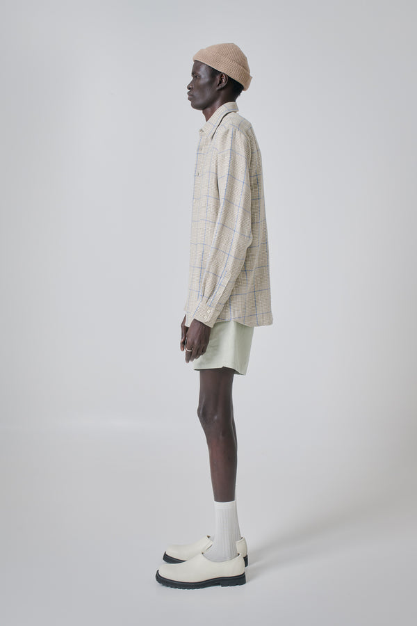 Classic Cotton Checked, Blue-Beige