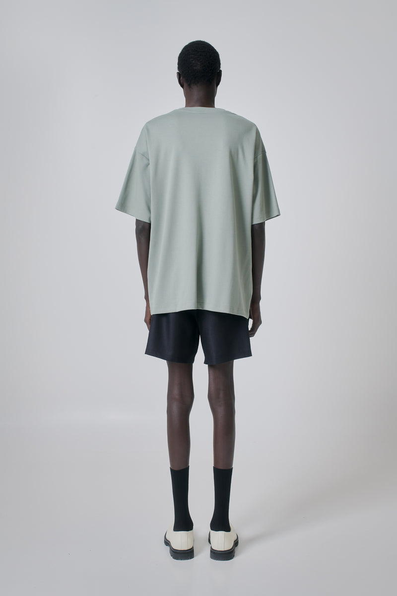 T-Shirt Oversized Bamboo Blend, Dusty Green