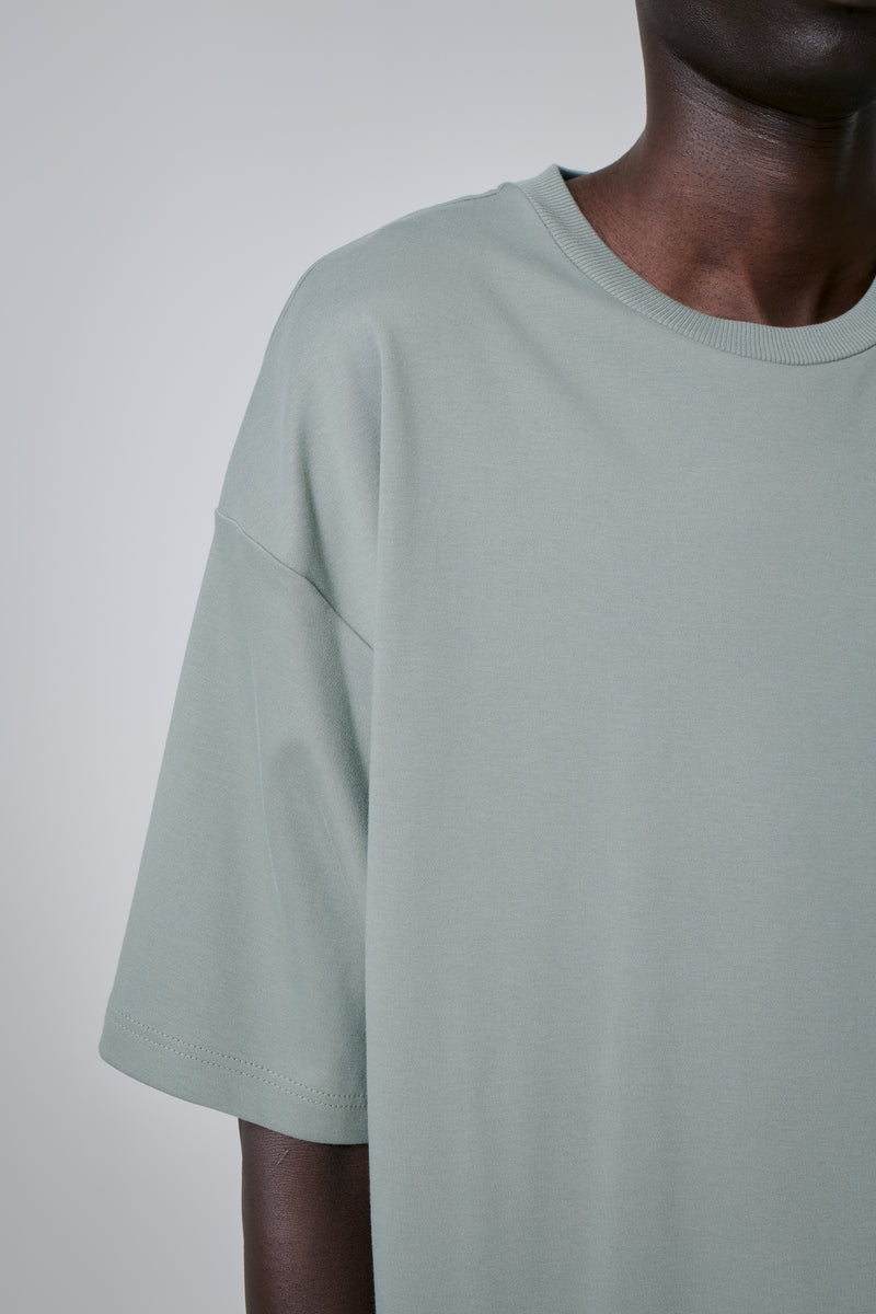 T-Shirt Oversized Bamboo Blend, Dusty Green