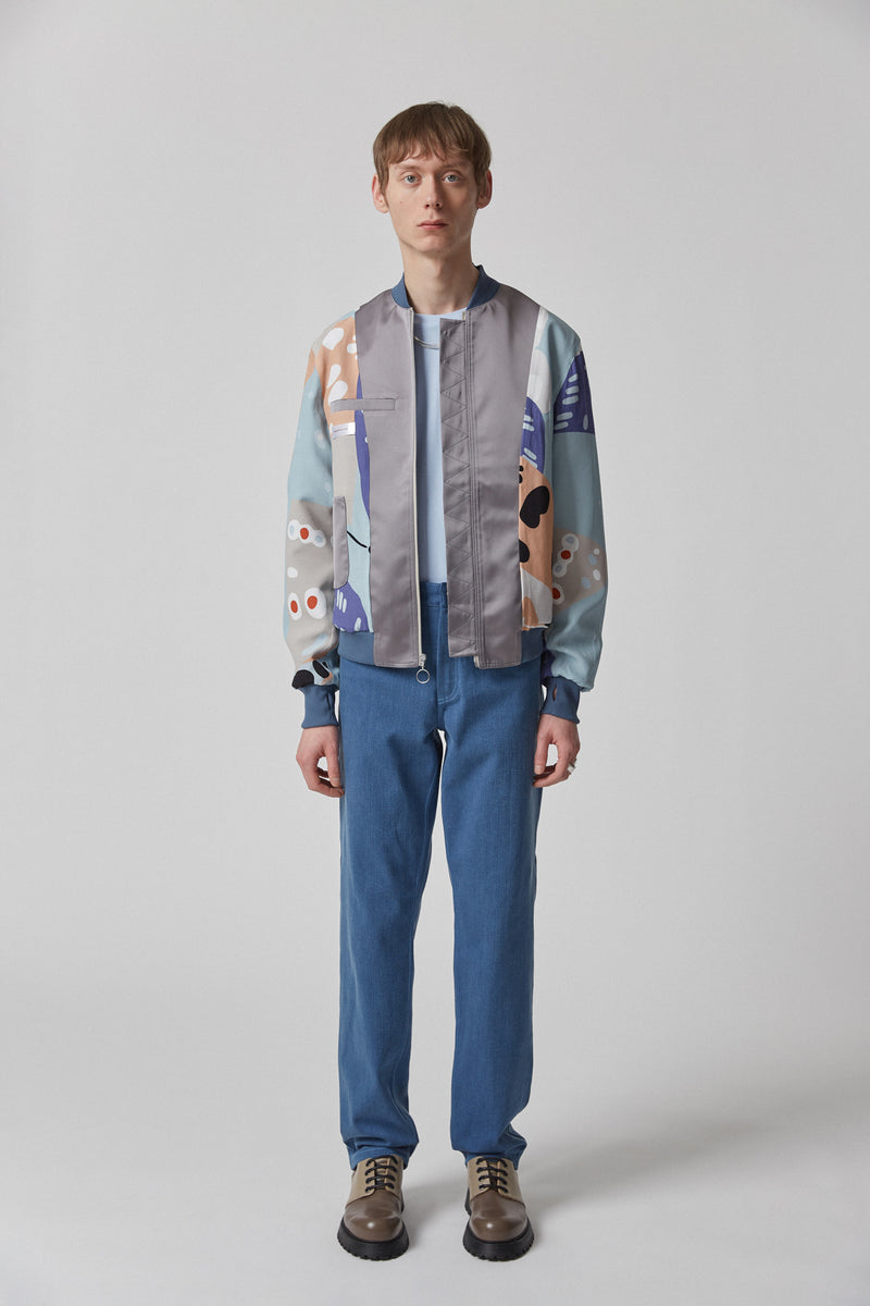 Bomber Soft Techno, Grey