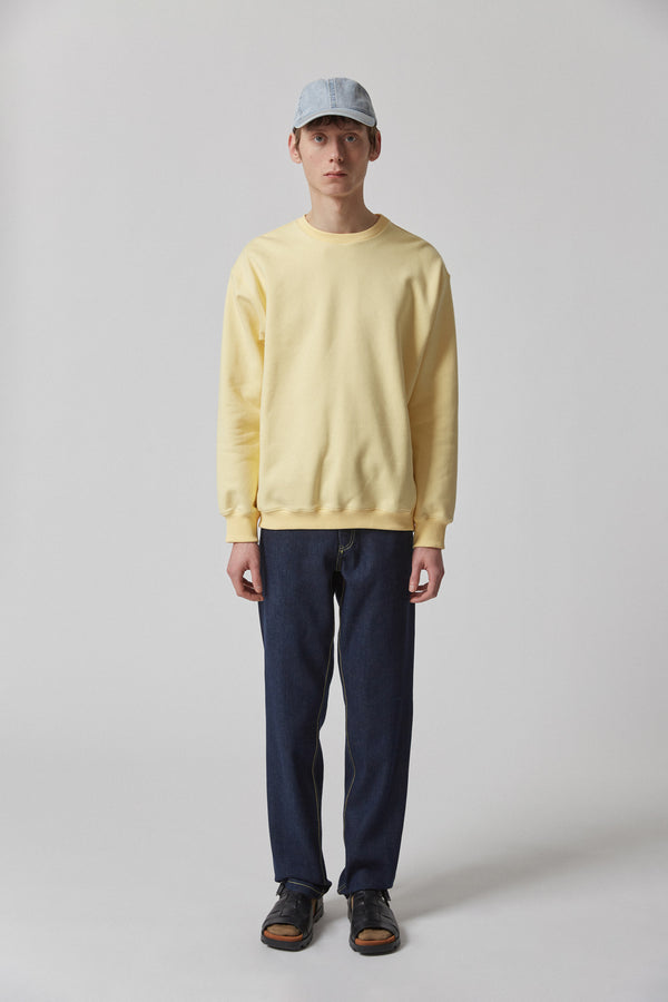 Sweater Organic Cotton, Light-Yellow