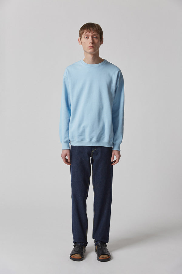 Sweater Organic Cotton, Light-Blue