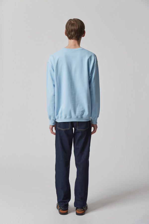 Sweater Organic Cotton, Light-Blue
