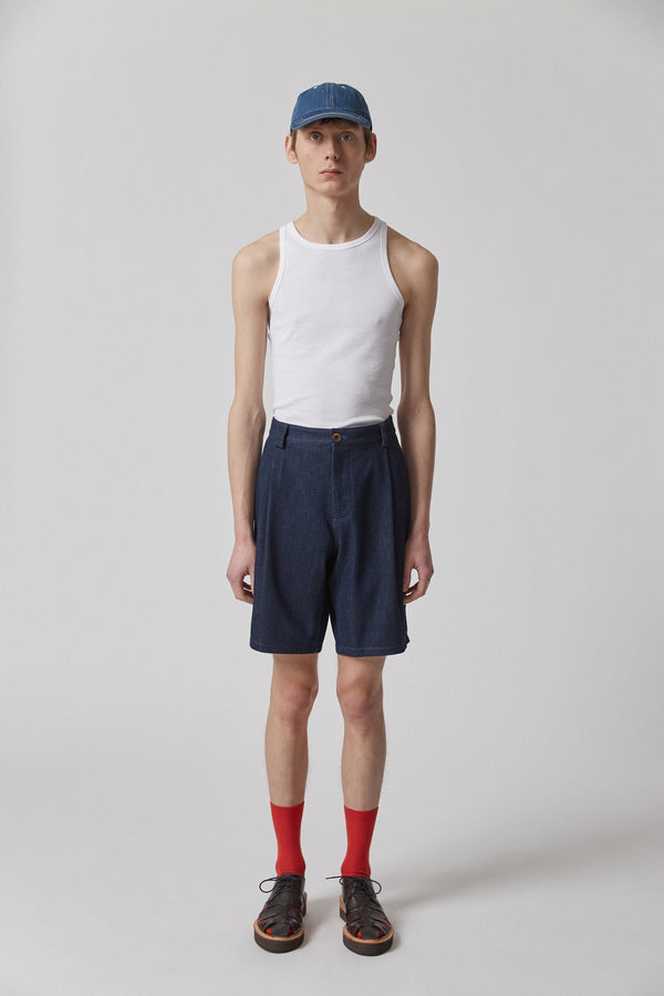 Bermudas Denim, Dark Blue