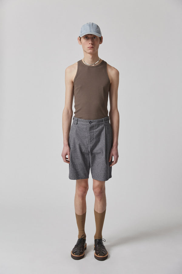 Bermudas Cotton, Grey Melange