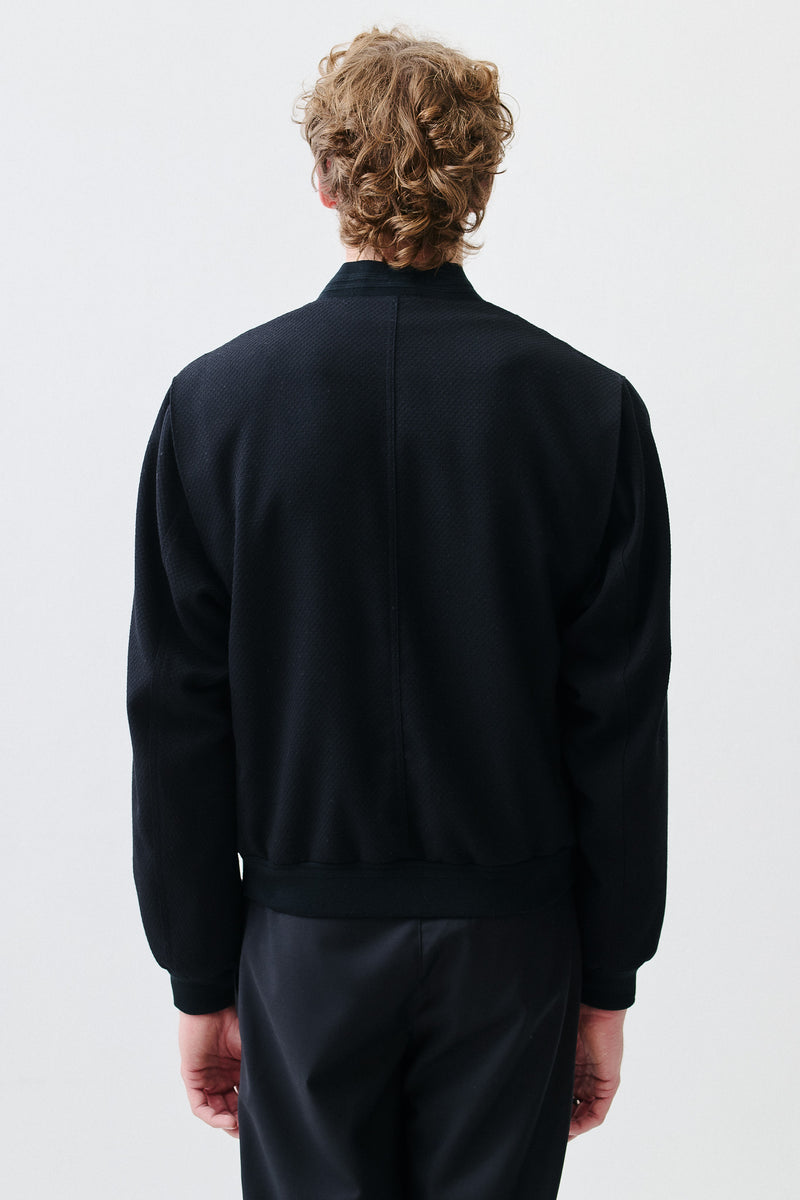 Bomber Virgin Wool, Black