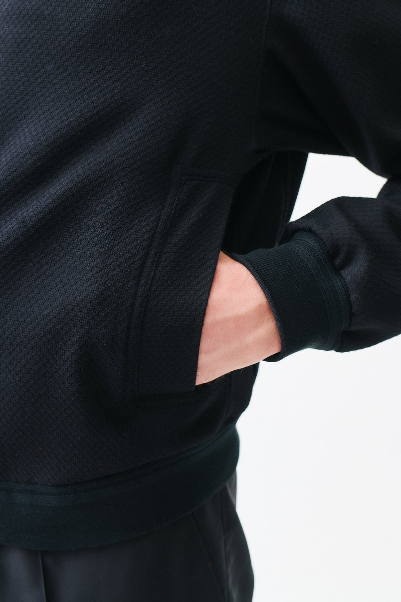 Bomber Virgin Wool, Black